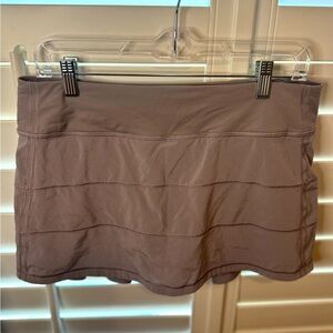 Lululemon Pace Rival Gray Athletic Skort size 8 Reg